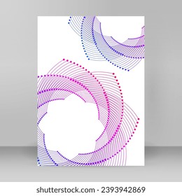 Plantillas de negocio para presentación multipropósito. Diseño de EPS 10 vector fácil de editar. publicidad en formato A4 del folleto de diseño para nuevos boletines de productos, gráficos de tecnología, firma de informes, fiesta de eventos