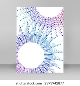 Business templates for multipurpose presentation. Easy editable vector EPS 10 layout. design brochure A4 format advertising, for new product newsletters, technology graphics, report firm, event party