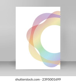 Business-Vorlagen für Mehrzweck-Präsentationen. Einfach bearbeitbares EPS10-Layout. Design-Broschüre A4-Format-Werbung, für neue Produkt-Newsletter, Technologiegrafiken, Berichtsfirma, Veranstaltungspartei