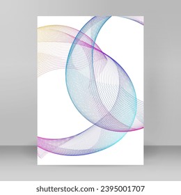 Plantillas de negocio para presentación multipropósito. Diseño de EPS 10 vector fácil de editar. publicidad en formato A4 del folleto de diseño para nuevos boletines de productos, gráficos de tecnología, firma de informes, fiesta de eventos