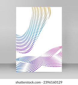 Plantillas de negocio para presentación multipropósito. Diseño de EPS 10 vector fácil de editar. publicidad en formato A4 del folleto de diseño para nuevos boletines de productos, gráficos de tecnología, firma de informes, fiesta de eventos