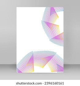 Business-Vorlagen für Mehrzweck-Präsentationen. Einfach bearbeitbares EPS10-Layout. Design-Broschüre A4-Format-Werbung, für neue Produkt-Newsletter, Technologiegrafiken, Berichtsfirma, Veranstaltungspartei