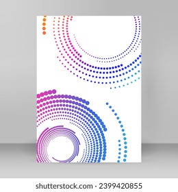 Business-Vorlagen für Mehrzweck-Präsentationen. Einfach bearbeitbares EPS10-Layout. Design-Broschüre A4-Format-Werbung, für neue Produkt-Newsletter, Technologiegrafiken, Berichtsfirma, Veranstaltungspartei