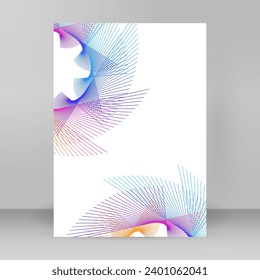 Business templates for multipurpose presentation. Easy editable vector EPS 10 layout. Design brochure A4 format advertising, for new product 