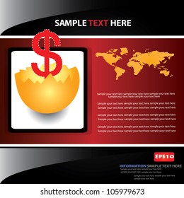 Business for text background,Vector