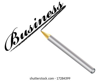 ilustración de texto comercial