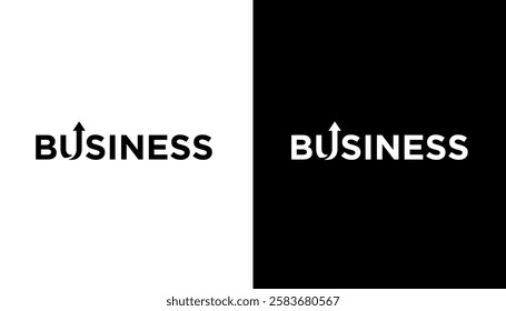 Business Text Logo Design Template element 