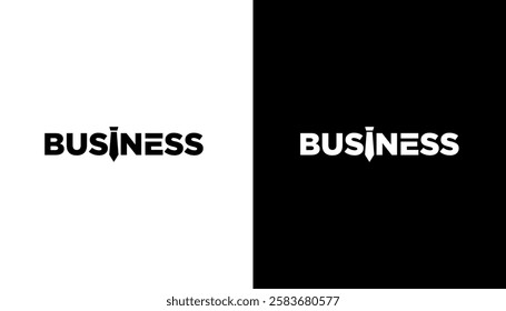 Business Text Logo Design Template element 