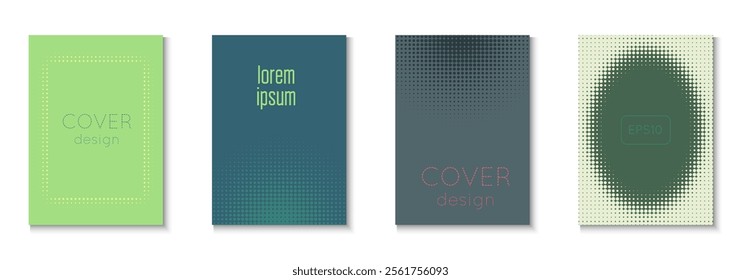 Business Texture Set. Future Concept In Minimal Layout. Linear Frame With Geometric Design. Line Flyer. Minimalist Halftone Cover. Geometric Wave Template. Trendy Business Texture