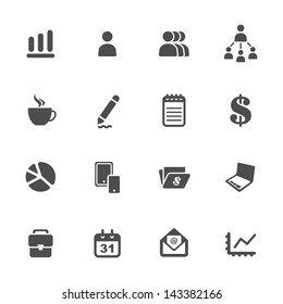 Business theme icons