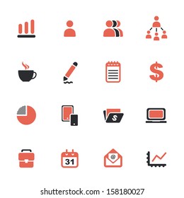 Business theme icons
