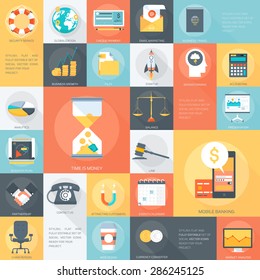 Business Theme Stylish, minimal and fully editable set of social vector icons ready for your project.