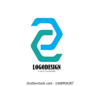 Business theme vector illustration of the  block chain logo. - Vector
