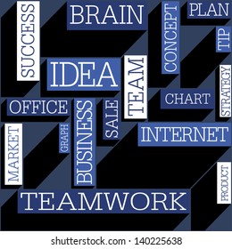 Business themed seamless background, vector