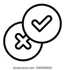 Business thinking icon outline vector. Critical think. Mind skill