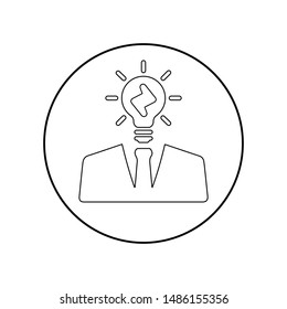 Business Thinking, Idea Generate, Smart Idea Icon