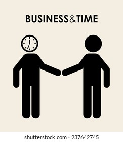 business time design,vector illustration eps10 graphic 