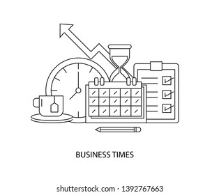 Business time icon vector design
