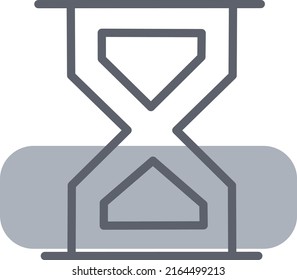 Business time, illustration, vector on a white background.
