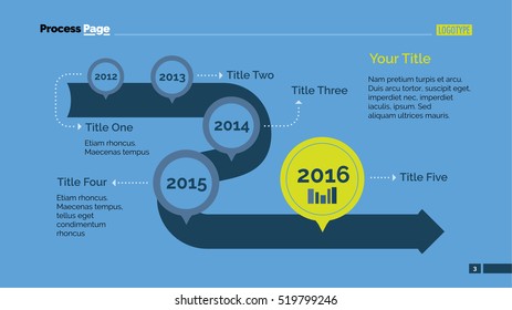 Business Timeline Chart Slide Template