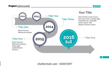Business Timeline Chart Slide Template