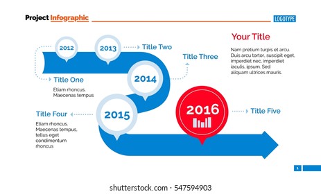 Business Timeline Chart Slide Template