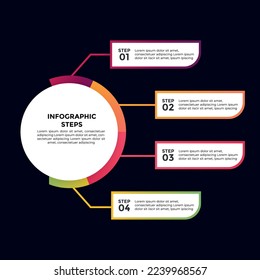Business timeline circle infographic icons designed for abstract background template milestone element modern infographic diagram process technology digital marketing data presentation chart Vector	