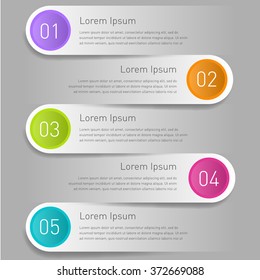 Business timeline element for Infographic. Easy to use for your business projects templates for presentation and training. Simple Editable Graphic infographics elements. Vector illustration.