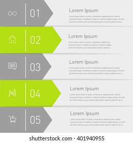 Business timeline element for Infographic. Easy to use for your business projects templates for presentation and training. Simple Editable Graphic infographics elements. Vector illustration.