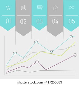 Business timeline element for Infographic. Easy to use for your business projects templates for presentation and training. Simple Editable Graphic infographics elements. Vector illustration.