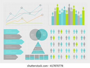 Business timeline element for Infographic. Easy to use for your business projects templates for presentation and training. Simple Editable Graphic infographics elements. Vector illustration.