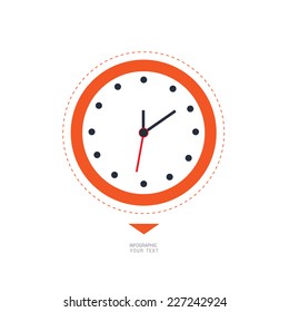 Business timeline infographic template. Vector illustration.