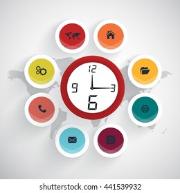 Business timeline infographic template. Vector illustration.