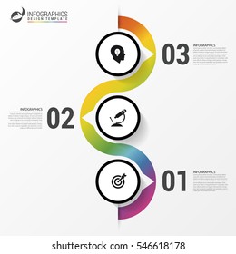 Business timeline infographic template. Vector illustration