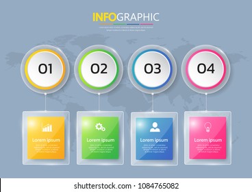Business Timeline Infographics. can be used for workflow layout, diagram, website, corporate report, advertising, marketing. vector illustration.