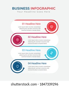 Business Timeline infographics design vector with icon.