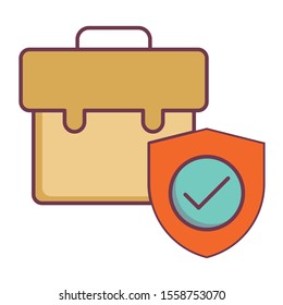 Business Trade interruption insurance vector, Claims Investigator and Adjuster icon