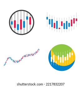 Business Trading logo vector flat design template