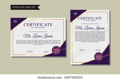 Business, Training Achievement Certificate Template