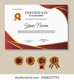 Business, Training Achievement Certificate Template