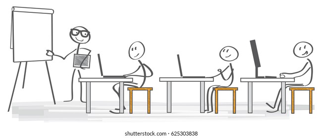 Business training concept. Corporate training staff