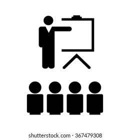 Business Training Icon. EPS10.