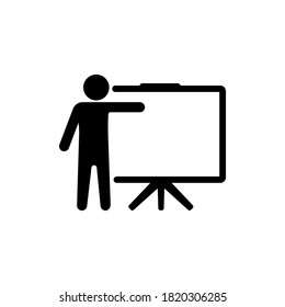 Business Training icon. Vector Illustration.