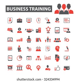 business training icons