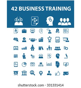 business training icons