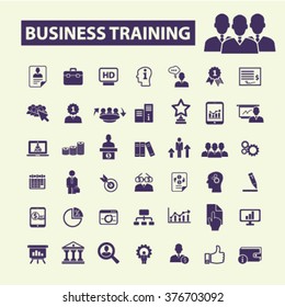 iconos de formación empresarial
