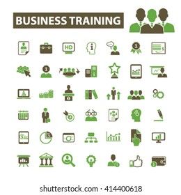 business training icons
