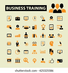 Symbole für Unternehmenstraining
