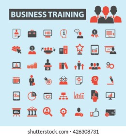 business training icons
