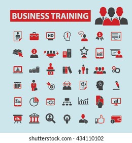 iconos de formación empresarial
